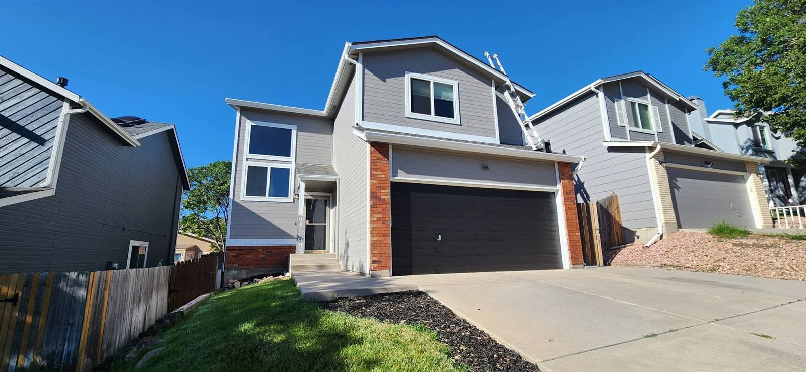 Finished exterior repaint on a Colorado Springs home